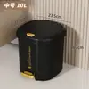 2026 Nuevo Modelo Cubo de Basura para Sala de Estar, Tapa abatible con Pedal, Doble Uso, Gran Capacidad, Cubo de Basura para Baño, Cubo de Almacenamiento Operado por Pedal para Dormitorio