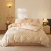 Colcha de Verão de Algodão com Renda e Babados Fresca e Simples Estilo Coreano, Colcha de Ar Condicionado, Cobertor Fino para Quartos com Ar Condicionado no Verão, Lavável à Máquina