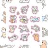 Lindo perrito británico sticker ins coreano creativo kawaii material decorativo diy goo card sticker para álbum de recortes sticker sticker sticker