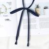 Gravata Borboleta Estilo Japonês JK Feminina Corrente de Gola Preguiçosa Grátis Cor Vinho Acessórios para Camisa de Estudante Cor Sólida Preta Estilo Universitário