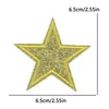 Patches Populares Bordados com Lantejoulas em Forma de Estrela da Tianyino em Estoque para Decoração de Roupas e Bolsas, Patches Coloridos de Coração