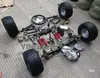 Accesorios para karts eléctricos de cuatro ruedas modificados DIY: suspensión delantera, eje diferencial de dirección, motor de transmisión, eje trasero, llantas de 6 pulgadas