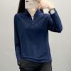 Primavera Novo Estilo Roupa de Secagem Rápida Feminina Manga Longa Gola com Zíper Elástica Slim Respirável Esportiva Lazer Montanhismo Roupa de Secagem Rápida