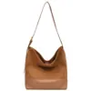 Yue Zi 2026 Outono Inicial Nova Bolsa Tote Estilosa de Grande Capacidade para Relaxar Bolsa de Ombro Transversal Color Block Patchwork
