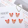 Accesorios populares para uñas de la serie de animales pequeños de hielo transparente, pollitos de dibujos animados, osos, conejos, decoraciones de resina para uñas y fundas de teléfono