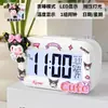 Melody Mini Luminoso Digital Pequeño Despertador Temporizador Estudiante Mesita de Noche Portátil Reloj Escritorio Inteligente Hora Digital