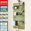 Tablero de clavijas de madera maciza Estante personalizado montado en la pared Estante divisor decorativo Estante de almacenamiento Estantería de madera Partición de pared