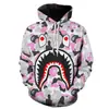 Sudadera con capucha para primavera y otoño, diseño de graffiti con pintura, impresión 3D, tejido de aire, jersey unisex, ropa deportiva casual