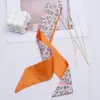 Fita Retrô Francesa Lenço de Seda Longo Estreito Faixa de Cabelo Gravata Rabo de Cavalo Fada Faixa Elegante para Cabeça Variedade de Lenços Venda por Atacado