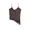 Europa Transfronteriza INS Verano Nueva Moda Sexy Camisola Estilo Lencería con Ribete de Encaje