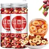 Rodajas crujientes de dátil rojo, Dátiles rojos secos sin hueso, Anillos crujientes de dátil rojo de Xinjiang, Dátiles secos para comer o hacer té, Snack