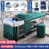 Cama Lavacabezas Tailandesa de Acero Inoxidable para Peluquería Salón de Belleza Especial Cama Lavacabezas Circulación de Agua Cama para Terapia Capilar Masaje Cama de Fumigación