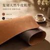 Tapete de Gotejamento para Cafeteira de Couro Sintético de Alta Qualidade Estilo Vintage Tapete para Bancada Impermeável à Prova de Óleo Toalha de Mesa Lavável Tapete de Cozinha