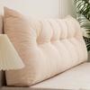Cojín Triangular de Cabecera, Respaldo Grande, Almohada de Cama, Cojín Lumbar, Tatami Ventana Mirador, Bolsa Suave para Sala de Estar, Estudiante Simple