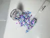 Accesorios para Uñas Lentejuelas Redondas Fluorescentes Lentejuelas de Novia Tamaños Mixtos Escamas Mate Kit de Herramientas para Uñas Portátiles Manicura
