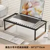 Elevador de Monitor de Computadora Soporte para Laptop Soporte de Refrigeración Estilo Parrilla para Escritorio Elevador de Monitor de Oficina