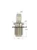 Cerraduras de Cable de Cobre, Abrazaderas de Cable de Acero, Cerraduras de Cuerda de Nylon, Conectores Decorativos para Colgar, Colgadores de Cable de Acero