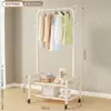 Tendedero de Balcón Perchero de Ropa y Sombreros para Dormitorio y Hogar Simple de Pie Perchero Colgante Tendedero para Dormitorio Perchero para Bolsos Colgantes