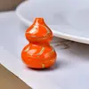 Colgante de Calabaza Lacada Estilo Chino Más Vendido, Patrón Tradicional Chino de Fortuna y Prosperidad, Joyería de Arte en Laca Hecha a Mano, Collar y Pulsera Versátiles
