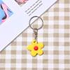 Llavero de Campana de Flor Pequeña Fresca y Colorida Estilo Coreano Colgante de Anillo de Llave Color Caramelo Decoración para Bolso de Mujer Venta al por Mayor