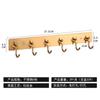 Ganchos de Acero Inoxidable sin Clavos de Múltiples Filas Transfronterizos con Adhesivo Fuerte para Cocina y Baño, Ganchos de Pared sin Clavos, Ganchos de Pared Adhesivos sin Rastro
