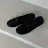 Sapatilhas femininas de pele de carneiro com estampa de leopardo, bico redondo e laço, sapatos baixos femininos estilo balé com bico fino, novos mocassins femininos 2026