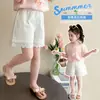 Shorts de Encaje para Niñas Ropa de Verano 2026 Nuevo Estilo Moda Coreana para Niños Pantalones de Moda para Niñas Pequeñas y Niños de Edad Media Ropa
