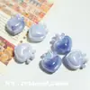 Corona Corazón Agujero Recto Agujero Vertical Cadena para Teléfono Móvil DIY Hecho a Mano Colgante para Coche Llavero Accesorios de Joyería Llavero Chica Dulce