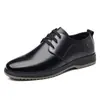 Sapatos de Couro Masculinos de Verão, Traje Formal de Negócios Masculino, Vazado Respirável Leve Preto Casual Sapatos de Noivo para Terno de Padrinho Casamento