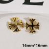 Brincos hairpins de joias DIY acessórios moda criativa versátil estilo europeu e americano retrô redondos quadrados cruzados