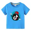 2026 Nova Roupa Infantil Verão Camiseta de Manga Curta para Meninos e Meninas Camiseta Básica Transfronteiriça Camiseta de Meia Manga para Bebês Top Infantil