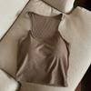 Camisola sexy con tirantes invisibles para mujer, diseño de verano, con clavícula transparente, elástica, ajustada, para exteriores