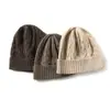 Cachemira Otoño/Invierno 2026 Nuevo Suéter de Punto de Alta Gama para Mujer Calidez para Exteriores Sombrero con Protección para Orejas de Jacquard Gorro de Punto Casual para la Cabeza
