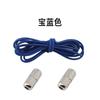 Cordón oval de goma con hebilla cápsula de malla, hebilla para cordones perezosos, cordón elástico unisex sin atar