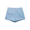 Chamarra de Gasa de Burbujas de Lunares 2010713 Shorts de Lunares 3067506 Pantalones Mini Acampanados de Lunares 3152507