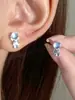 Pendientes Lindo Estilo Coreano Espacio Astronauta Recogiendo Estrellas Pendientes Pentagonales Asimétricos para Mujer Pendientes de Corea Dongdaemun