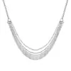 Conjunto de Pulsera y Collar de Plata de Ley 925 Más Vendido Transfronterizo, Lujo Ligero, Artesanía Exquisita, Conjunto Único de Pulsera de Trébol de Cuatro Hojas y Lazo para Mezclar y Combinar