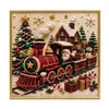 Novo Produto Transfronteiriço 5D DIY Natal Inverno Arte Feita à Mão Criativa Fofa Pintura Diamante Pérola Decoração de Mesa Parede