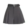 Pantalones de traje de nicho para mujer, primavera y verano 2024, holgados, de cintura alta, plisados, corte A, de pierna ancha, informales, adelgazantes.