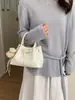 Bolsa de Mão Feminina Nova Primavera Pequena Tote Bag Moda Simples Vintage Bolsa Cesta Bolsa Balde para o Dia a Dia