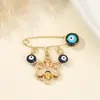 Broche Creativo Sencillo Pin Ojo del Diablo Europeo y Americano Elemento de Escarabajo Abeja Lazo Pin Ojo Azul