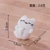 Linda figura de gatito mini de resina adorno de escritorio pequeño decoraciones diy escena en miniatura adorno pequeño