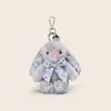Chaveiro de Pelúcia Coelho Wendy com Laço Curativo Criativo Exquisite Boneca Companheira Pingente para Mochila de Casal Presente