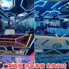 Tiras de Luces LED Luces Colgantes para Gimnasio Luces Lineales de Empalme Continuo Centros Comerciales Supermercados Edificios de Oficinas Tiras de Luces para Oficina