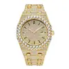 Relojes MISSFOX marca de alta gama estrellas diamante relojes de cuarzo para hombre moda reloj totalmente de diamante fabricantes