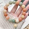Pulsera Bodhi rosa flor de cerezo natural estudiante femenina enrollada en el dedo suave Bodhi fábrica al por mayor pulsera de cuentas de Buda Wenwan