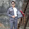 Conjunto de Ropa de Trabajo de Primavera y Otoño para Trabajadores Masculinos y Femeninos Ropa de Taller de Fábrica Herramientas de Reparación Automotriz Ropa de Protección Laboral para Construcción de Sitios de Construcción