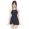 Traje de baño para mujer 2023 Nuevo Verano Sexy Chica Consecutiva Pecho Pequeño Recogido Cubre Vientre Adelgazante Falda Traje de baño para Aguas Termales