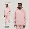 Sudadera con capucha de forro polar suelta estilo americano transfronteriza Otoño e Invierno 2026 Conjunto de sudadera y pantalón para hombre Oversize Moda Urbana para Hombre