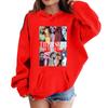 Moletom Estampado Taylor Swift the eras tour Tamanho Europeu Moletom Casual Infantil